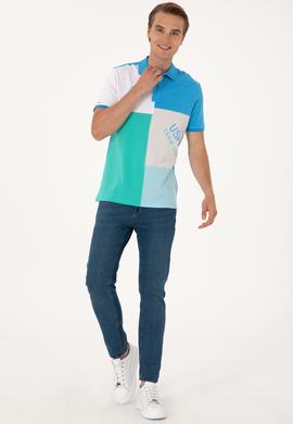 Erkek Regular Fit Açık Gri Polo Yaka Tişört - 50300154006