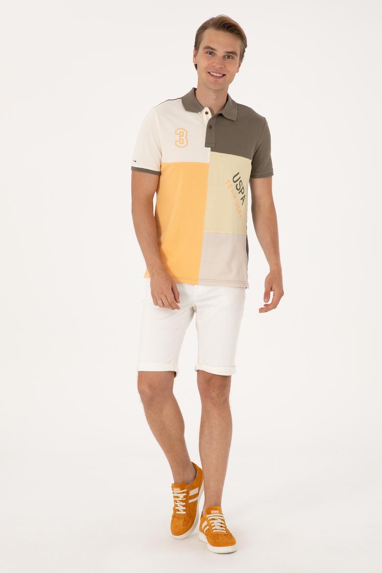 Erkek Regular Fit Açık Haki Polo Yaka Tişört - 50300154011