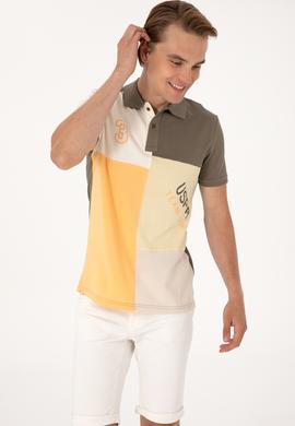 Erkek Regular Fit Açık Haki Polo Yaka Tişört - 50300154011