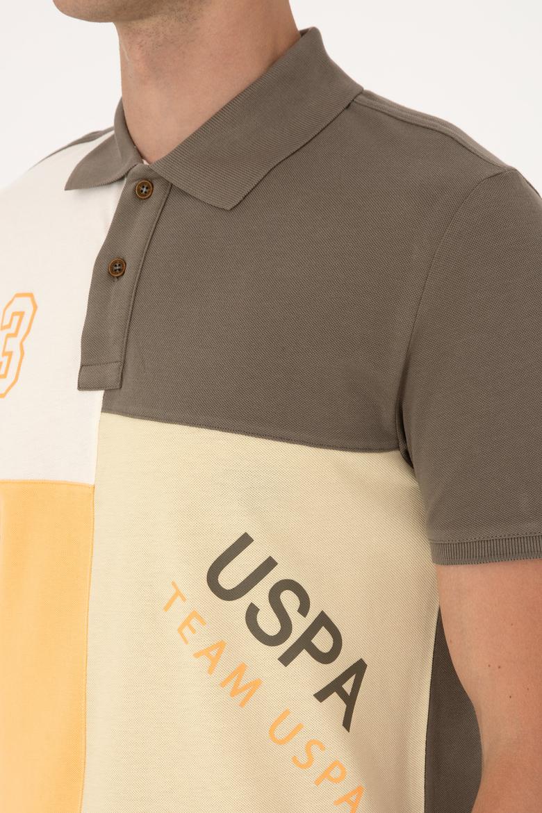 Erkek Regular Fit Açık Haki Polo Yaka Tişört - 50300154011