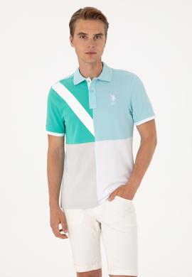 Erkek Regular Fit Aqua Polo Yaka Tişört - 50300140007