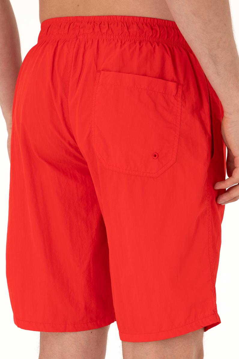 Erkek Kırmızı Deniz Şortu