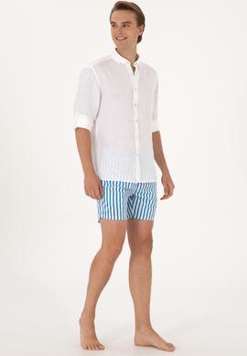 Erkek Kobalt Mavi Deniz Şortu - 50299753019