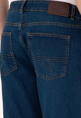 Erkek Mavi Jean Şort - 50306058014