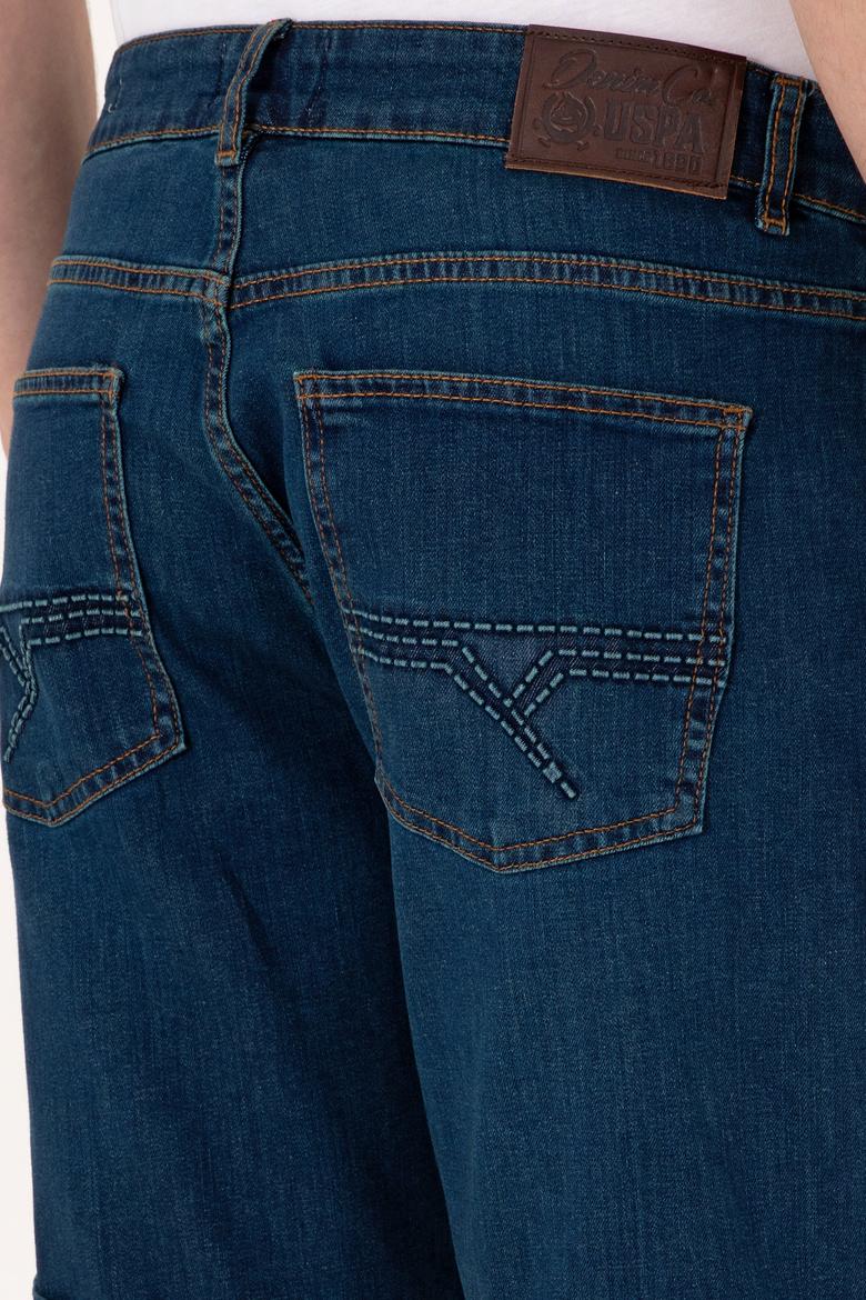 Erkek Mavi Jean Şort - 50306058014