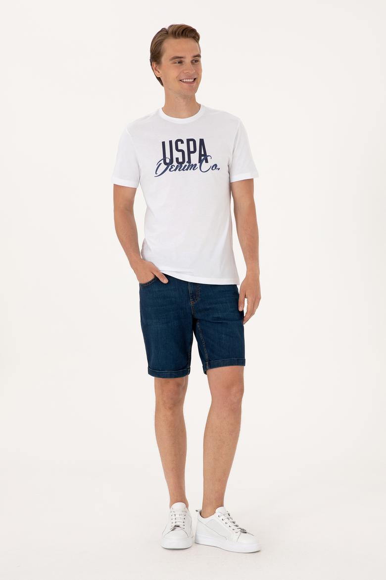 Erkek Mavi Jean Şort - 50306058014