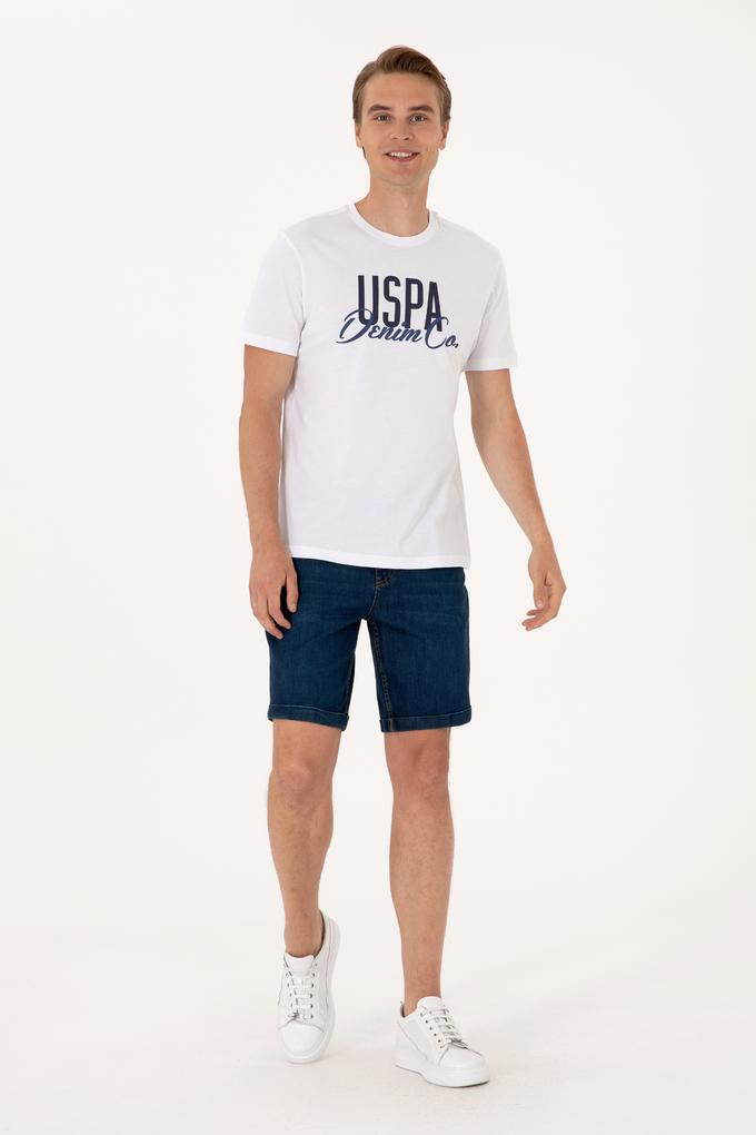 Erkek Mavi Jean Şort