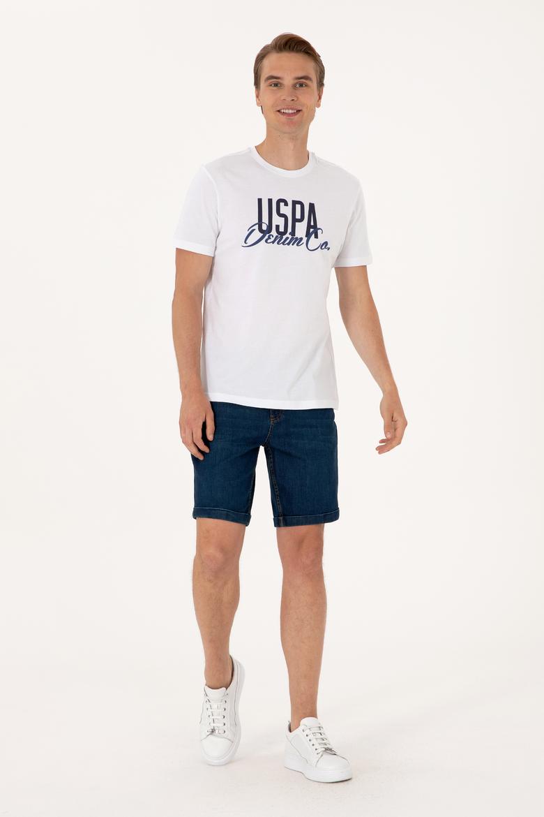 Erkek Mavi Jean Şort