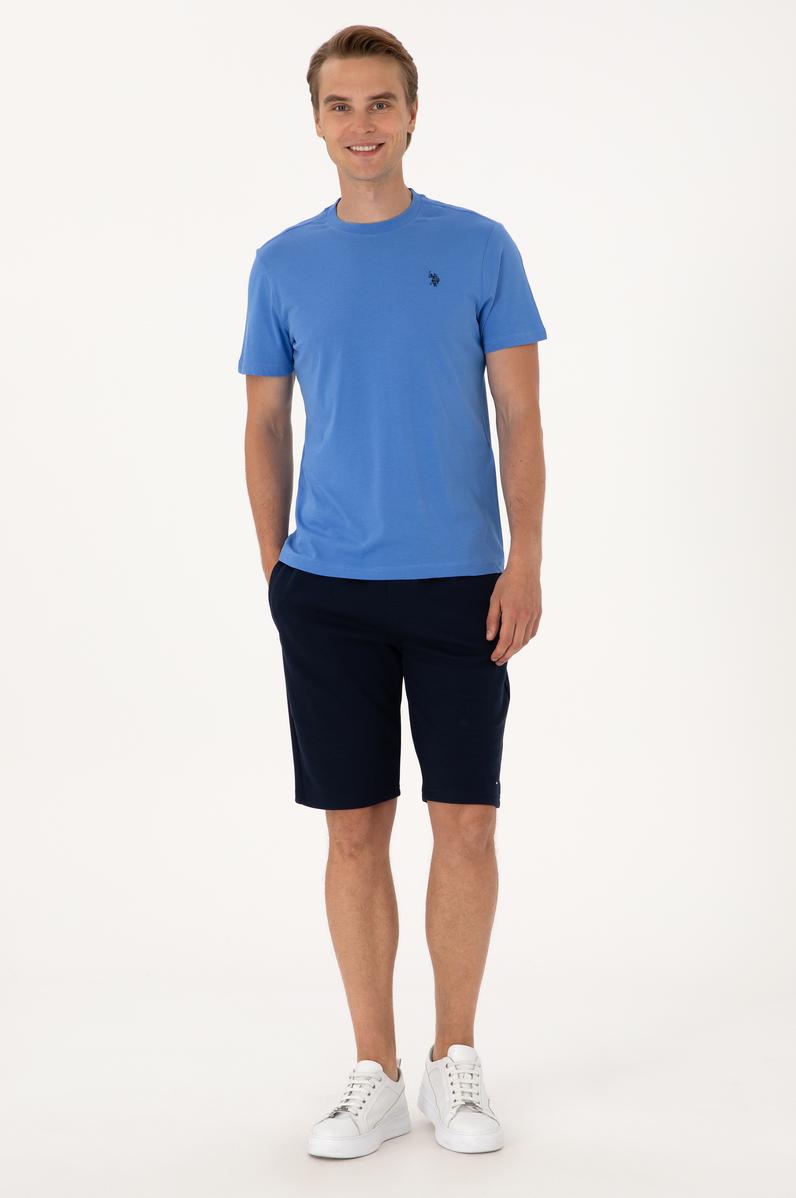 Erkek Lacivert Örme Şort