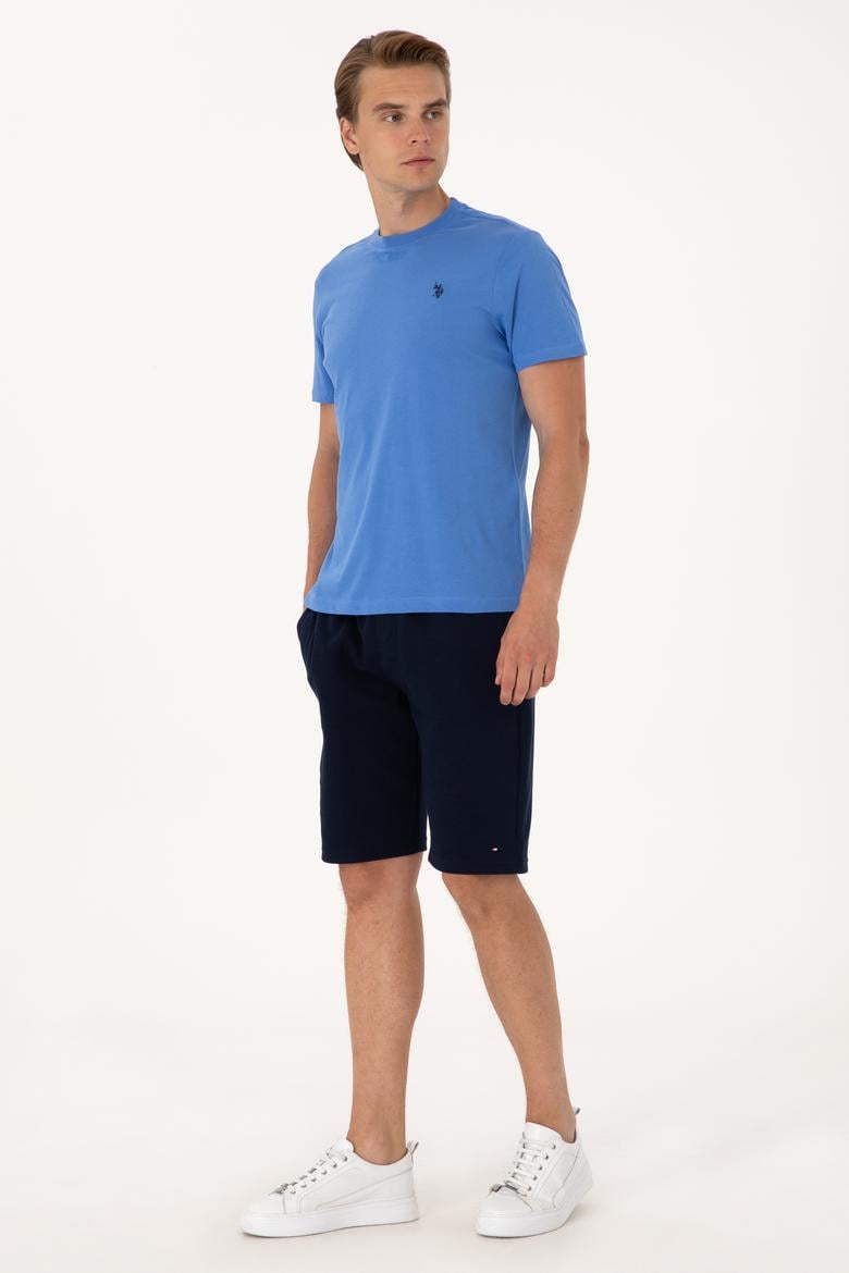 Erkek Lacivert Örme Şort - 50305834001