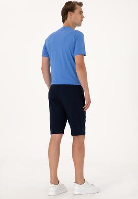 Erkek Lacivert Örme Şort - 50305834001
