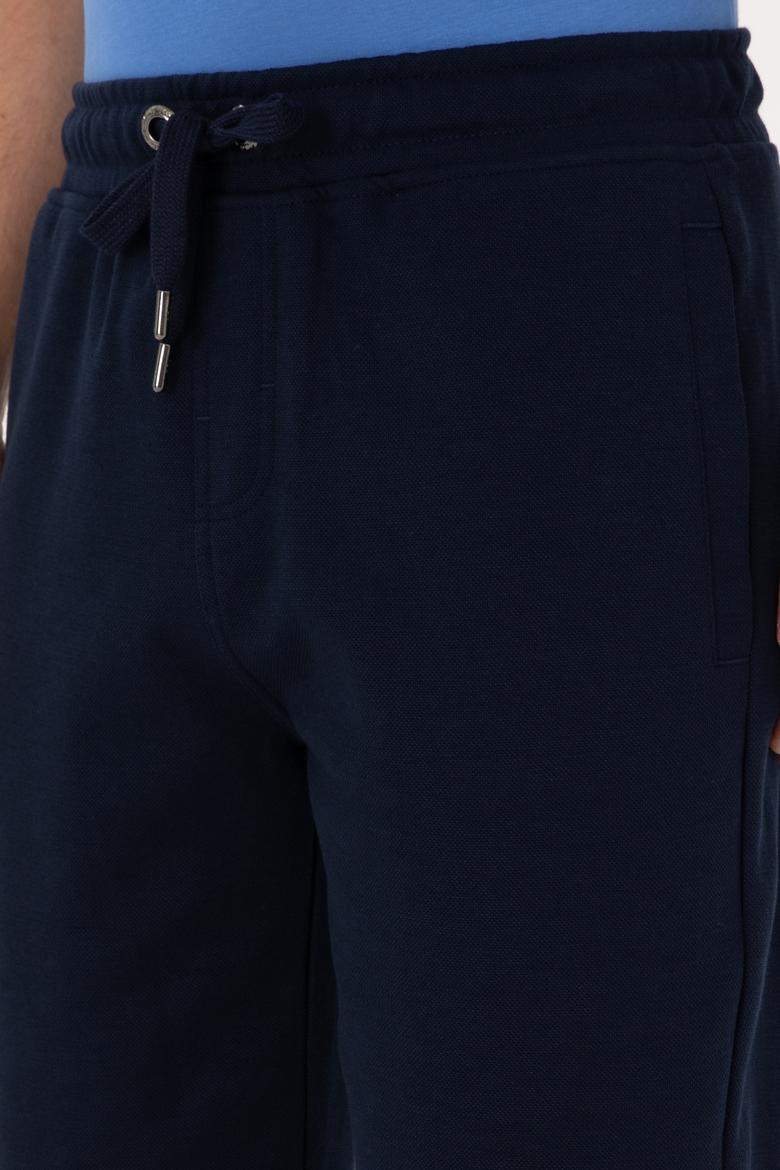 Erkek Lacivert Örme Şort - 50305834001