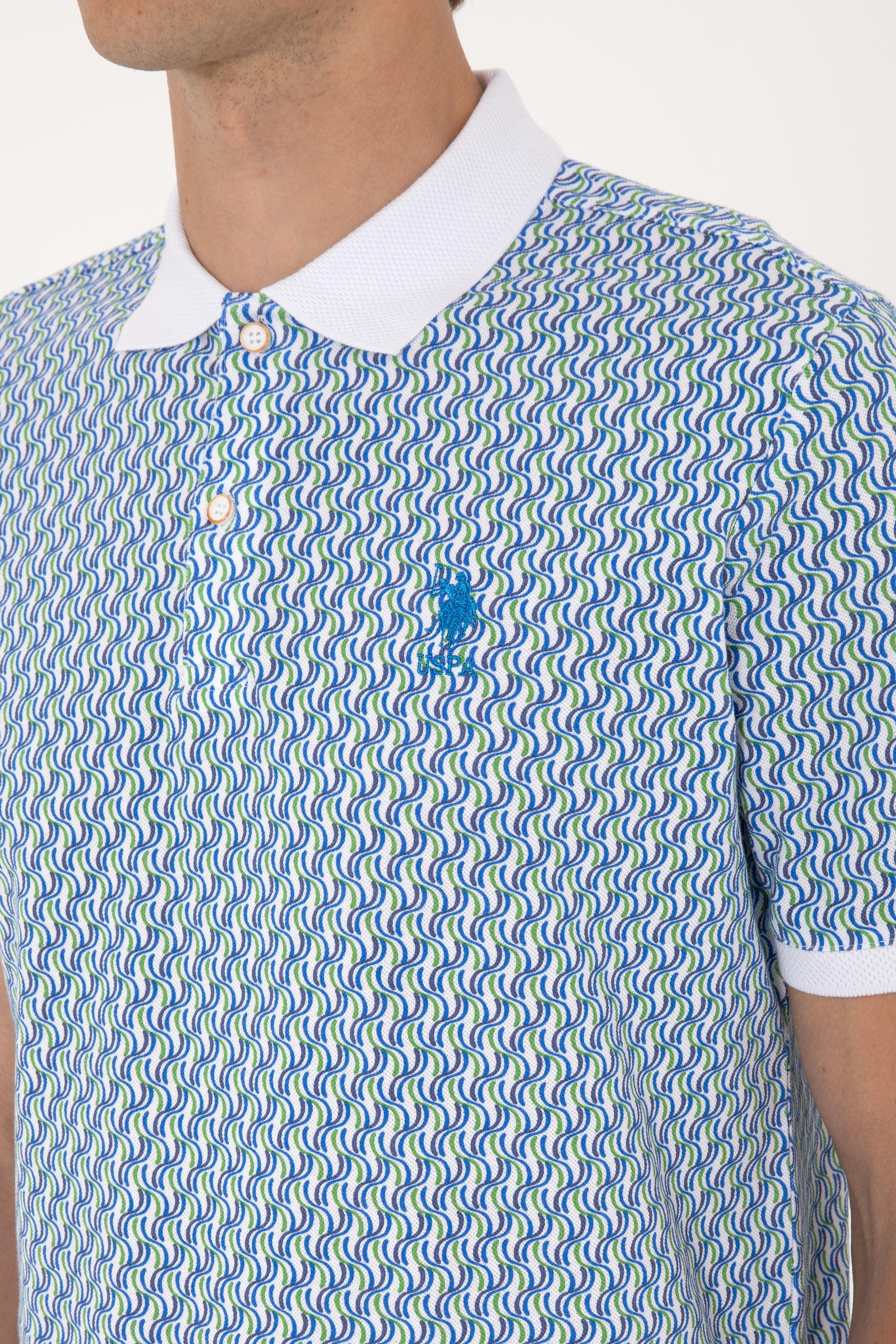 Erkek Regular Fit Beyaz Polo Yaka Tişört