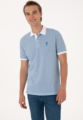 Erkek Regular Fit Beyaz Polo Yaka Tişört - 50300366018