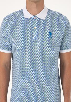 Erkek Regular Fit Beyaz Polo Yaka Tişört - 50300366018