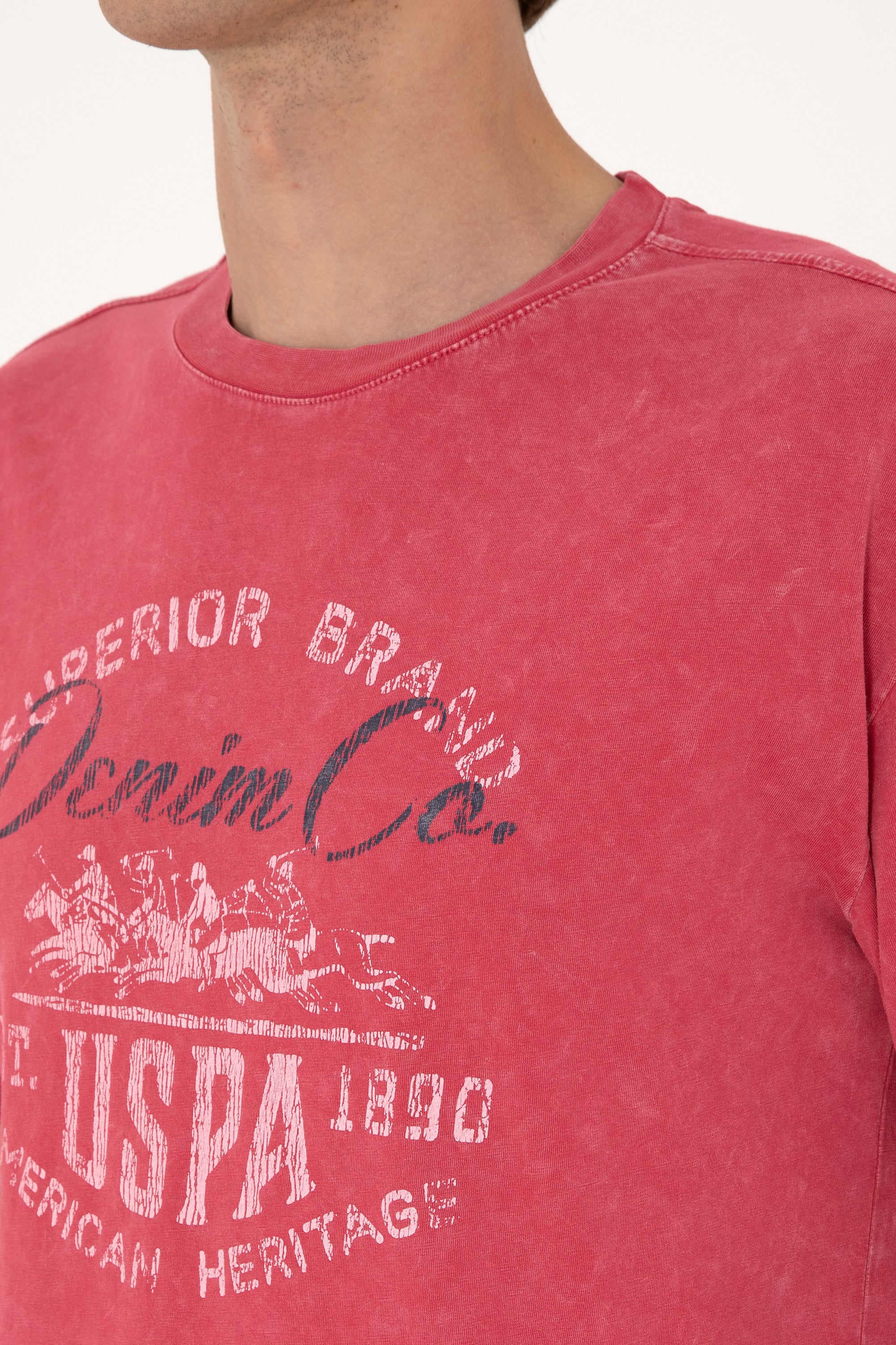 تی شرت یقه گرد ریلکس یقه گرد مردانه یو اس پولو | U.S. Polo Assn. - تصویر 7