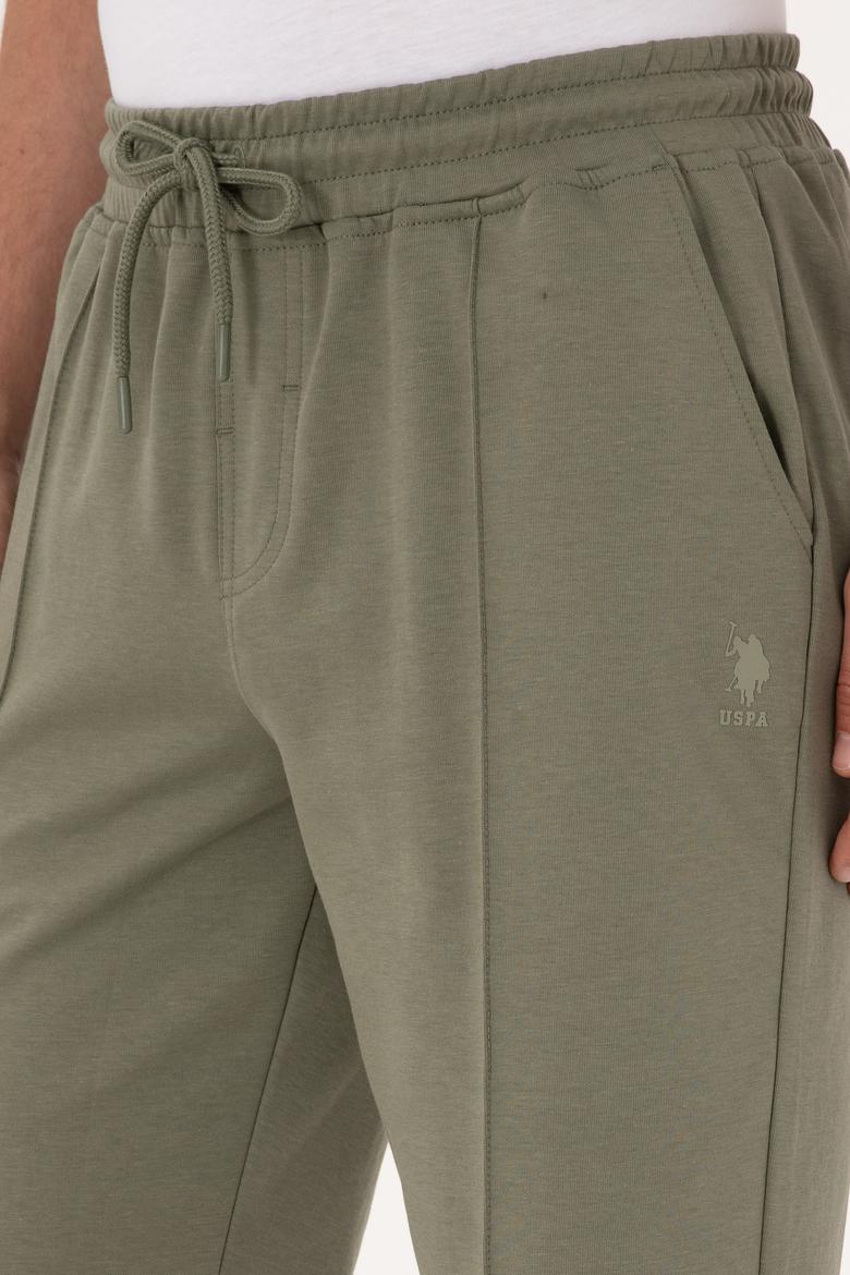 Erkek Koyu Haki Örme Şort - 50305925043