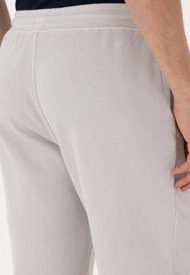 Erkek Açık Gri Örme Şort - 50298082008