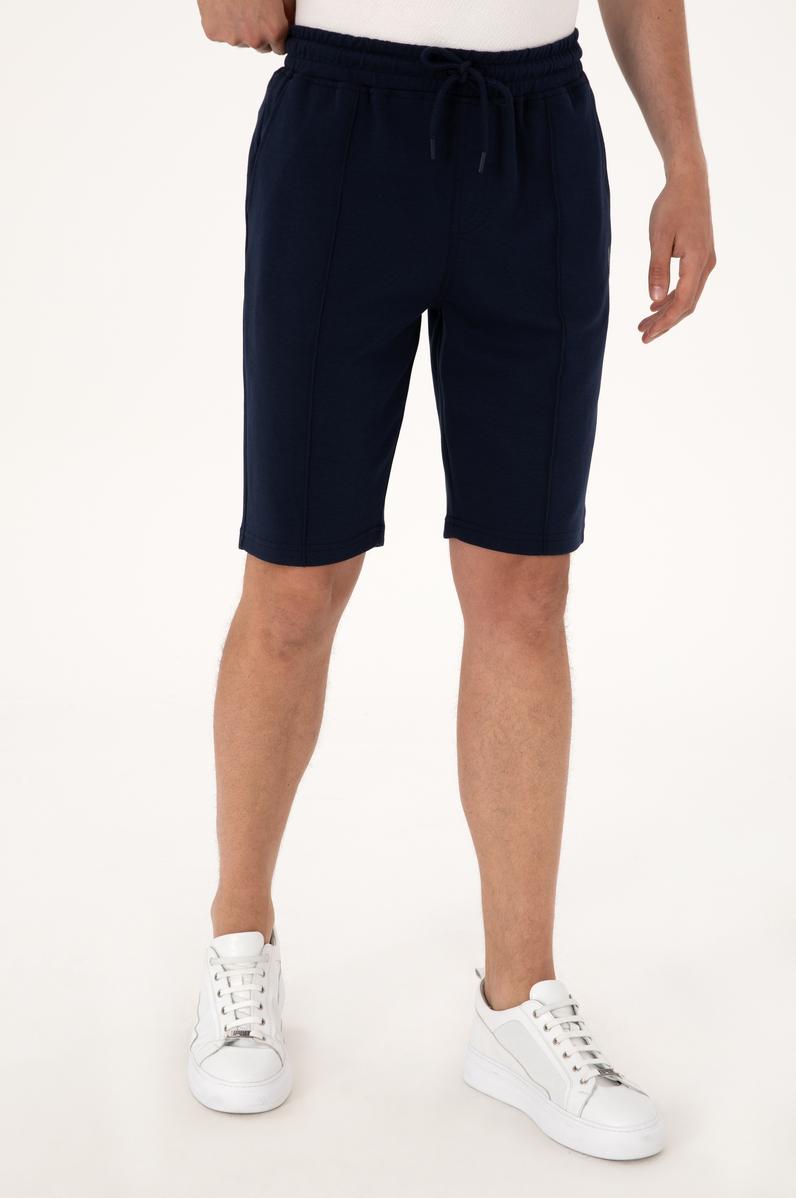 Erkek Lacivert Örme Şort