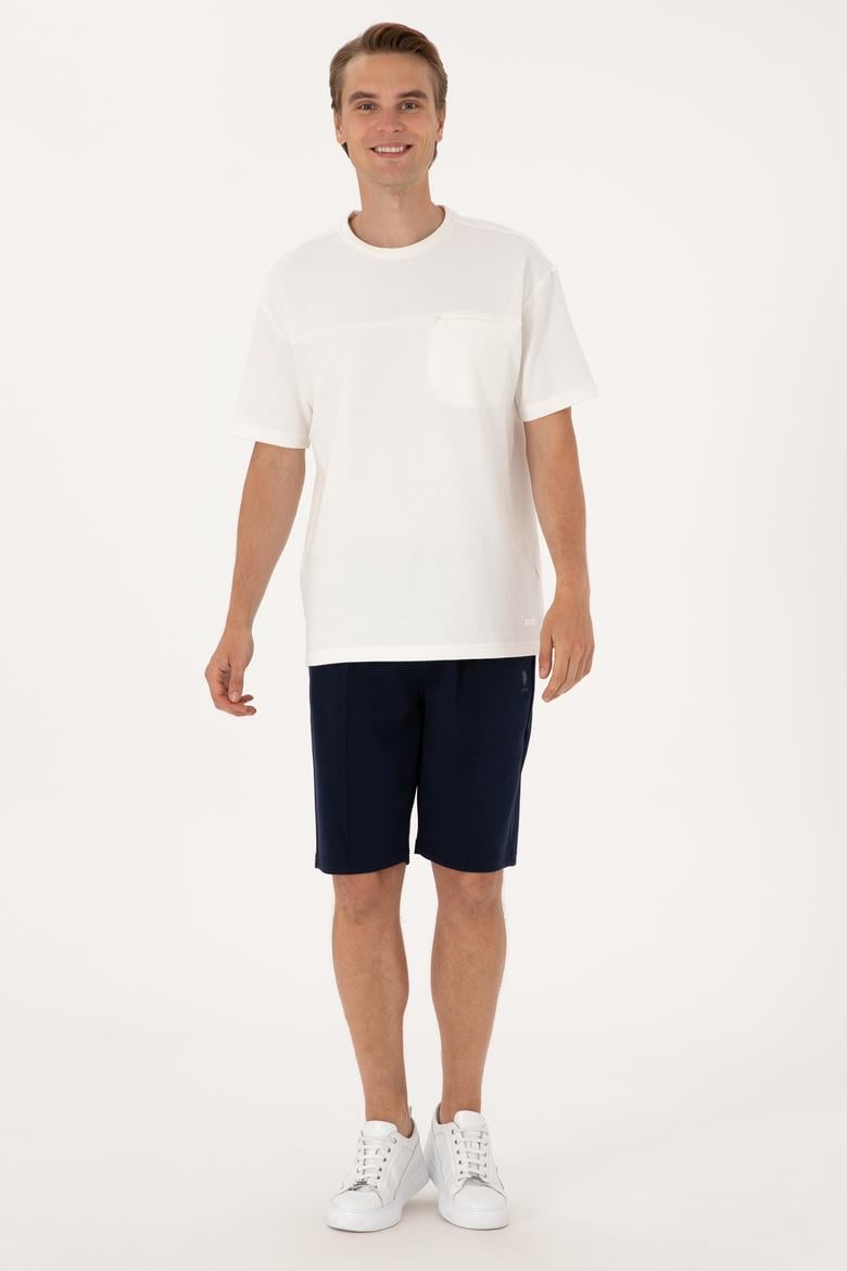 Erkek Lacivert Örme Şort - 50305925003