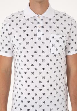 Erkek Regular Fit Beyaz Polo Yaka Tişört - 50300379027