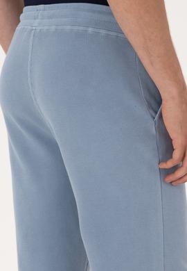 Erkek Mavi Örme Şort - 50298082031