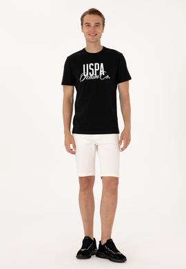 Erkek Regular Fit Siyah Bisiklet Yaka Tişört - 50306923010