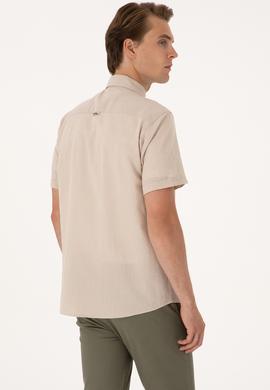 Erkek Taş Kısa Kollu Gömlek - 50297896032