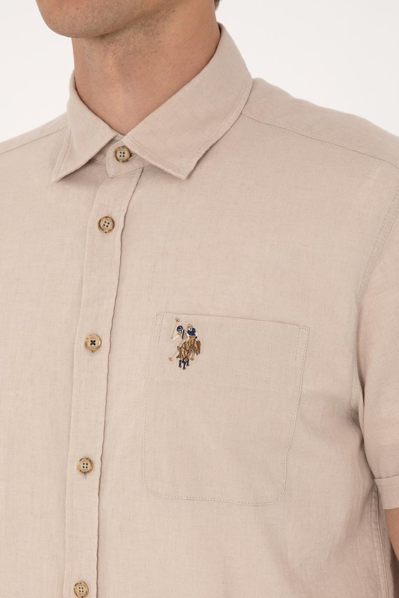 Erkek Taş Kısa Kollu Gömlek - 50297896032