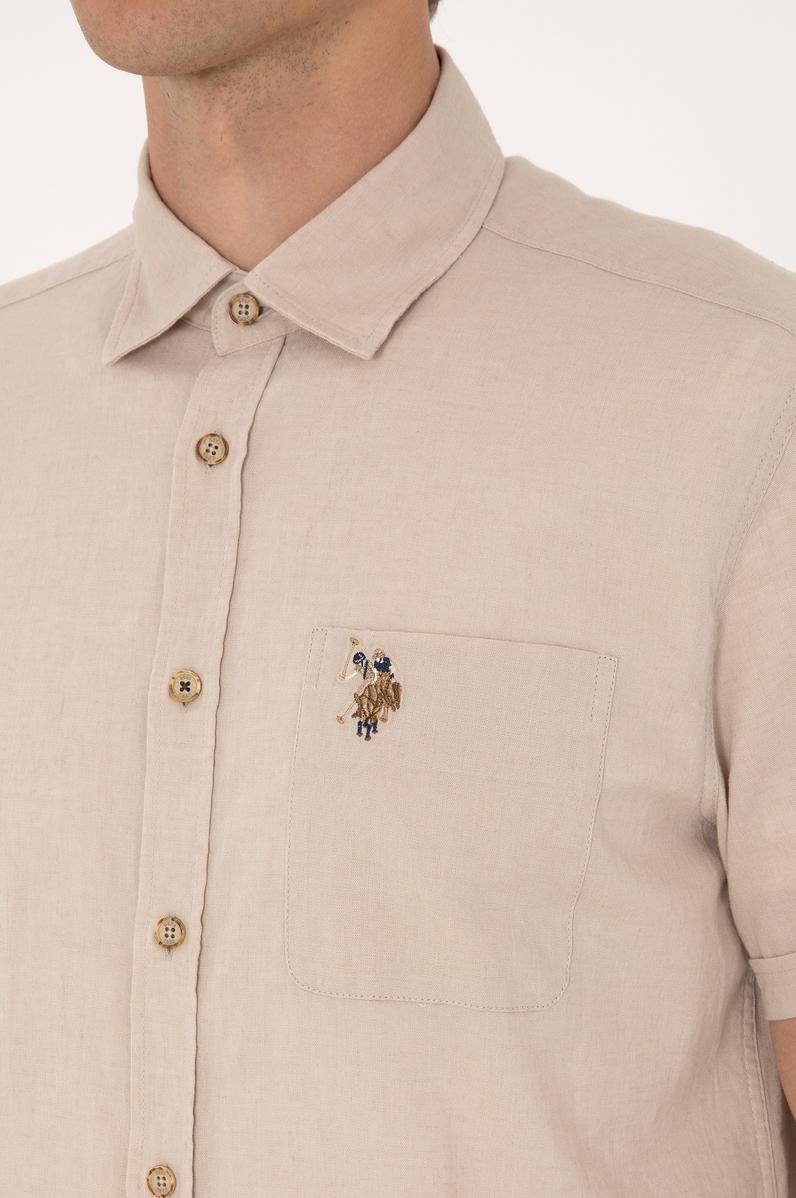 Erkek Taş Kısa Kollu Gömlek