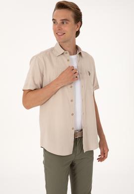 Erkek Taş Kısa Kollu Gömlek - 50297896032