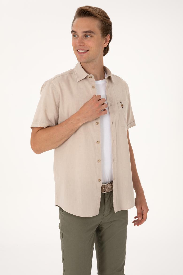 Erkek Taş Kısa Kollu Gömlek - 50297896032