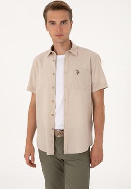 Erkek Taş Kısa Kollu Gömlek - 50297896032