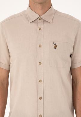 Erkek Taş Kısa Kollu Gömlek - 50297896032