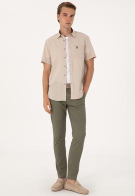 Erkek Taş Kısa Kollu Gömlek - 50297896032