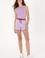 Kadın Lila Örme Şort