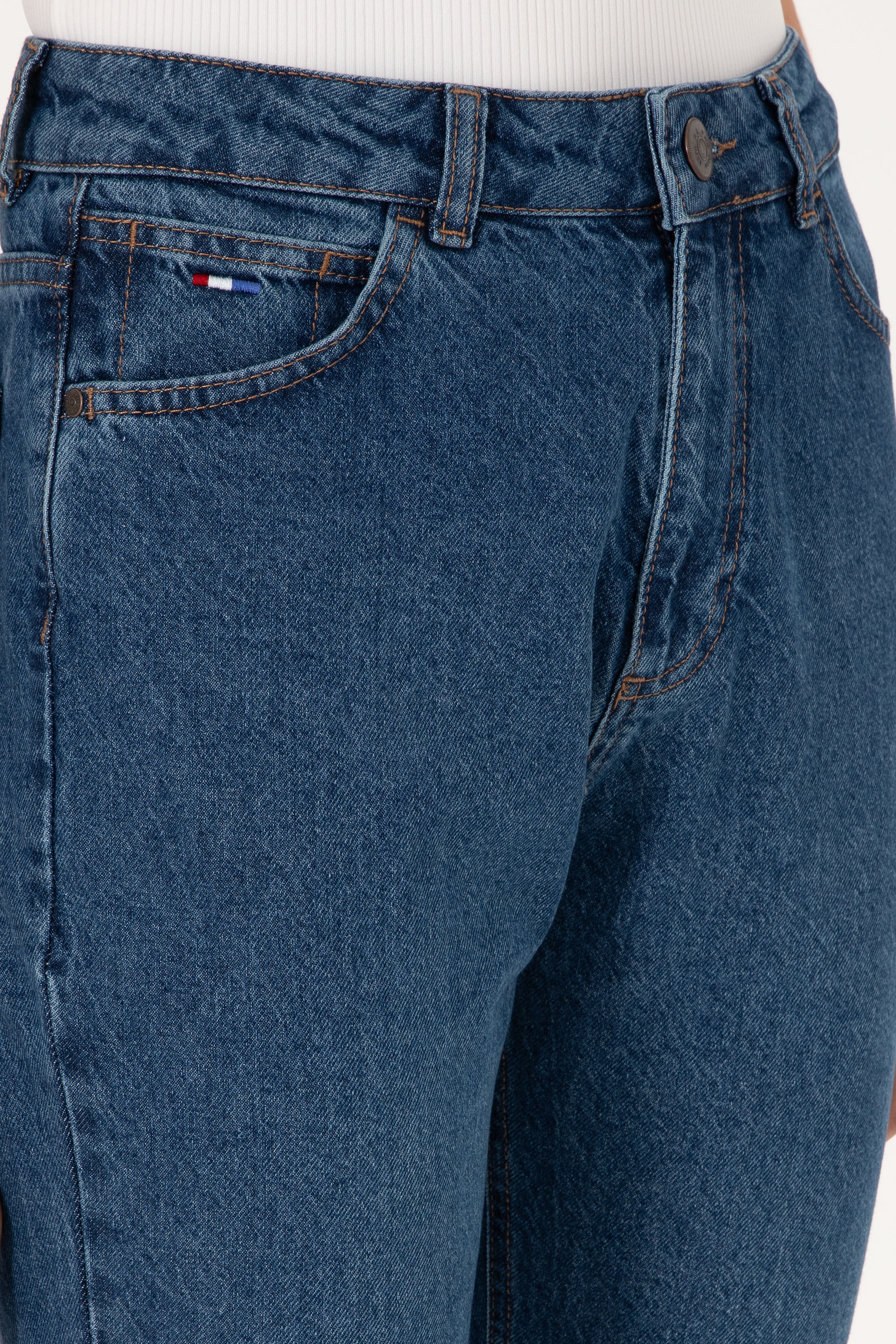 Kadın Açık Mavi Straight Fit Jean Pantolon