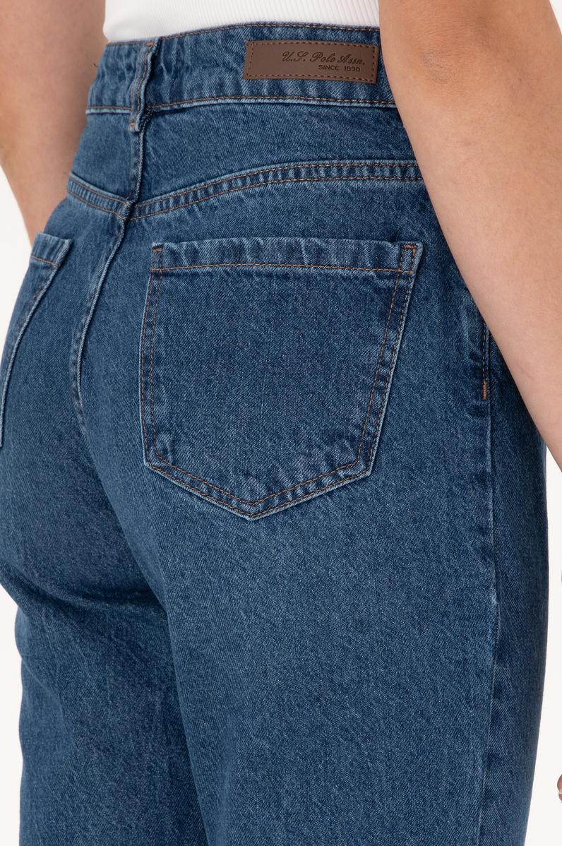 Kadın Açık Mavi Straight Fit Jean Pantolon