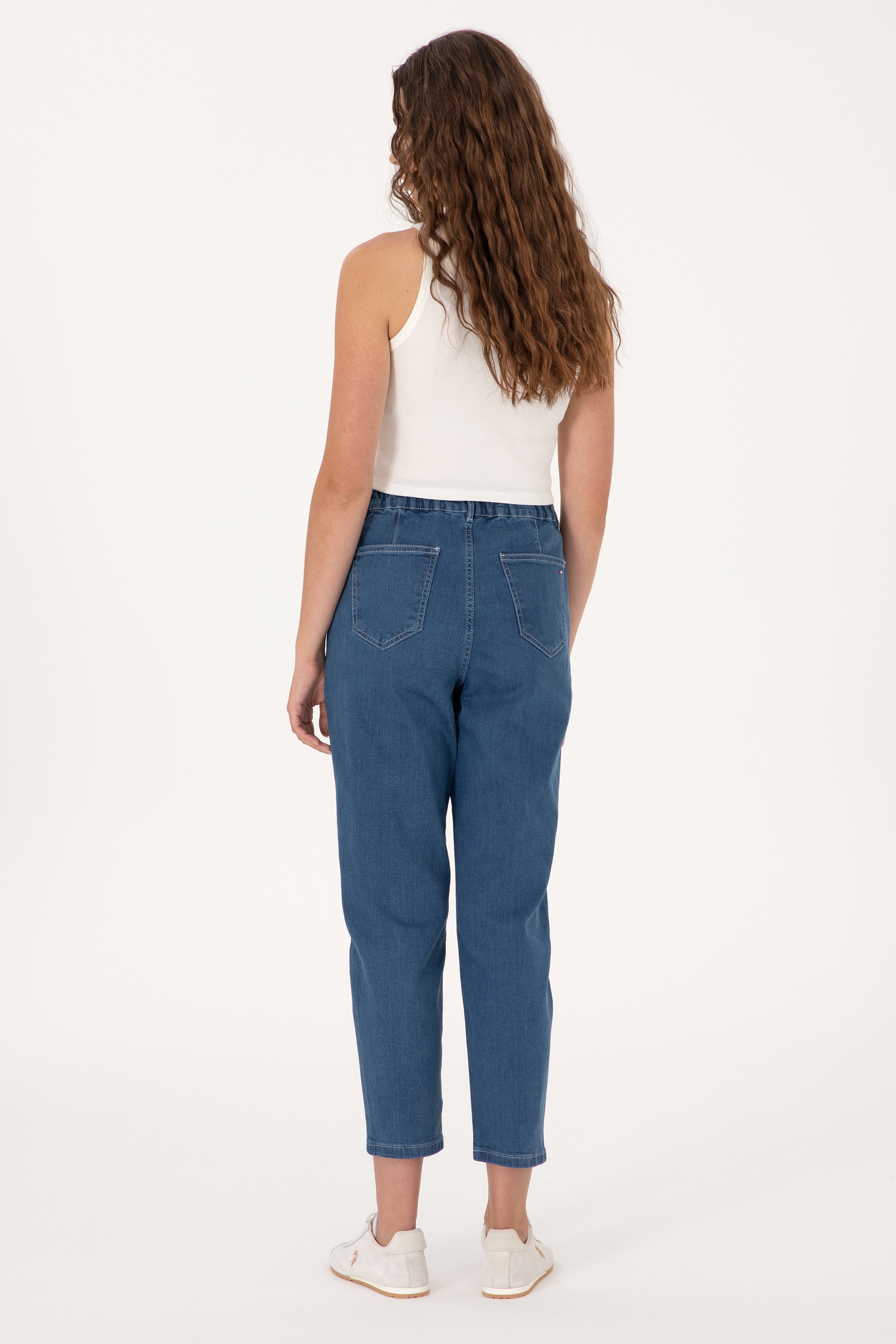 Kadın Açık Mavi Carrot Fit Jean Pantolon