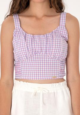 Kadın Lila Askılı Bluz - 50299657022