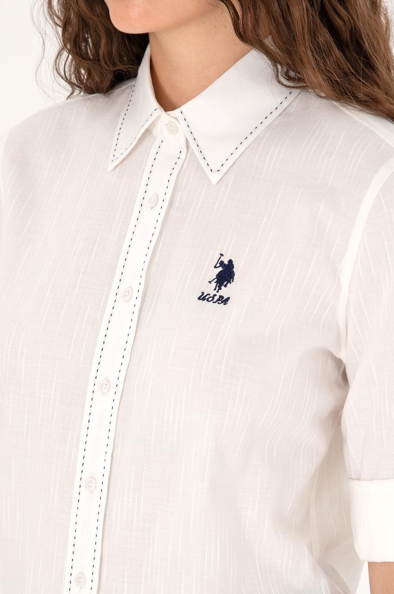 Kadın Beyaz Uzun Kollu Gömlek