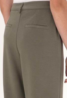 Kadın Koyu Haki Örme Pantolon - 50300650002