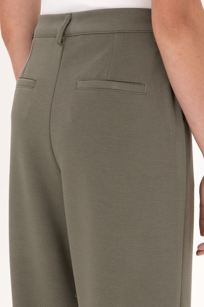 Kadın Koyu Haki Örme Pantolon - 50300650002