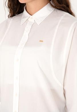 Kadın Beyaz Uzun Kollu Gömlek - 50299459003