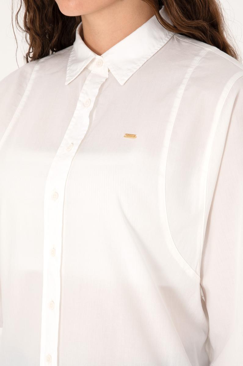 Kadın Beyaz Uzun Kollu Gömlek