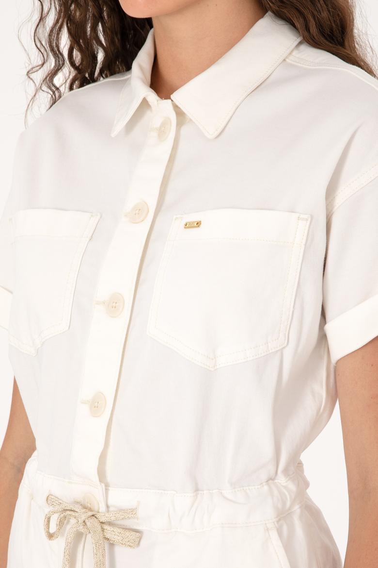 Kadın Ekru Jean Tulum - 50300621013