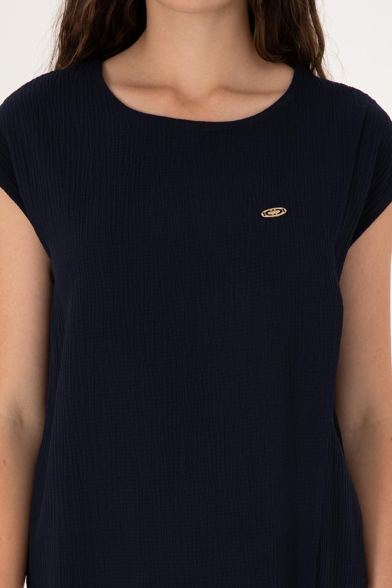 Kadın Lacivert Tişört - 50300759005
