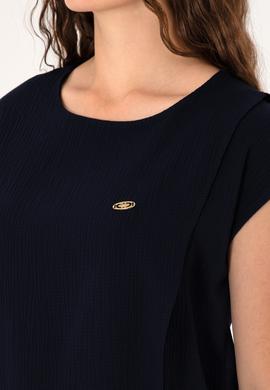 Kadın Lacivert Tişört - 50300759005