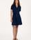 Kadın Lacivert Mini Boy Dokuma Elbise