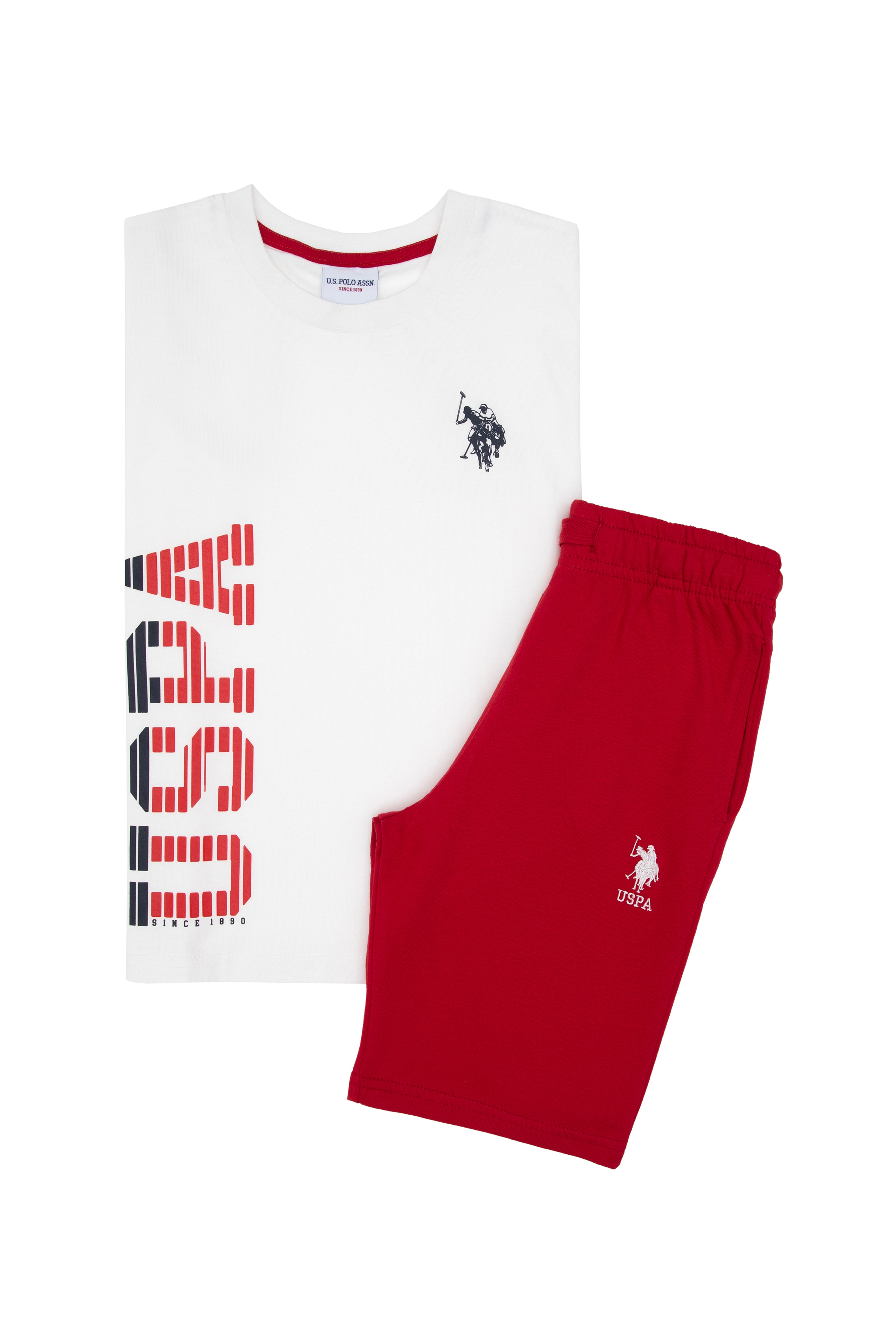 Erkek Çocuk Beyaz Pijama Takımı - Image 1